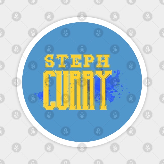 steph curry Magnet by AlfinStudio